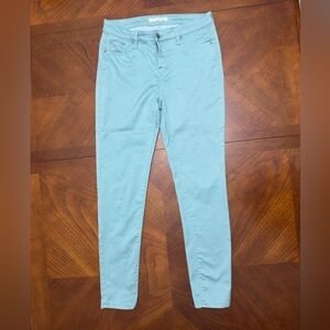 Women's Skinny Jeans in Aqua